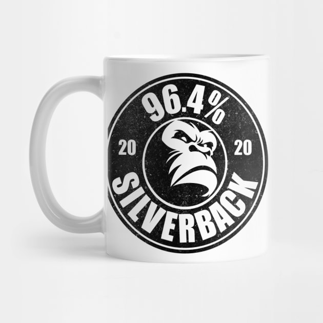 96.4% Silverback gym apparel in circle logo by BOEC Gear